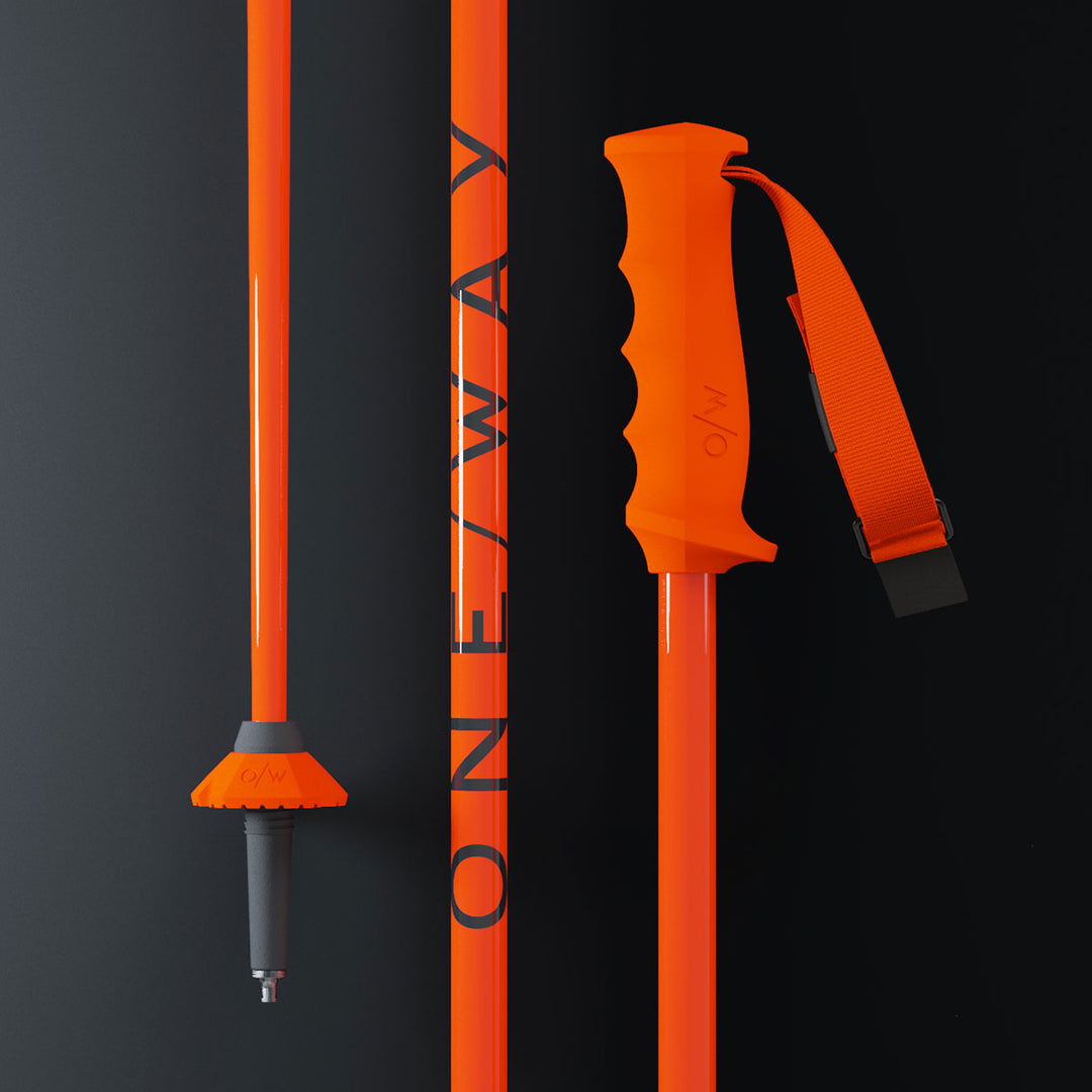 One Way JR RD Ski Poles