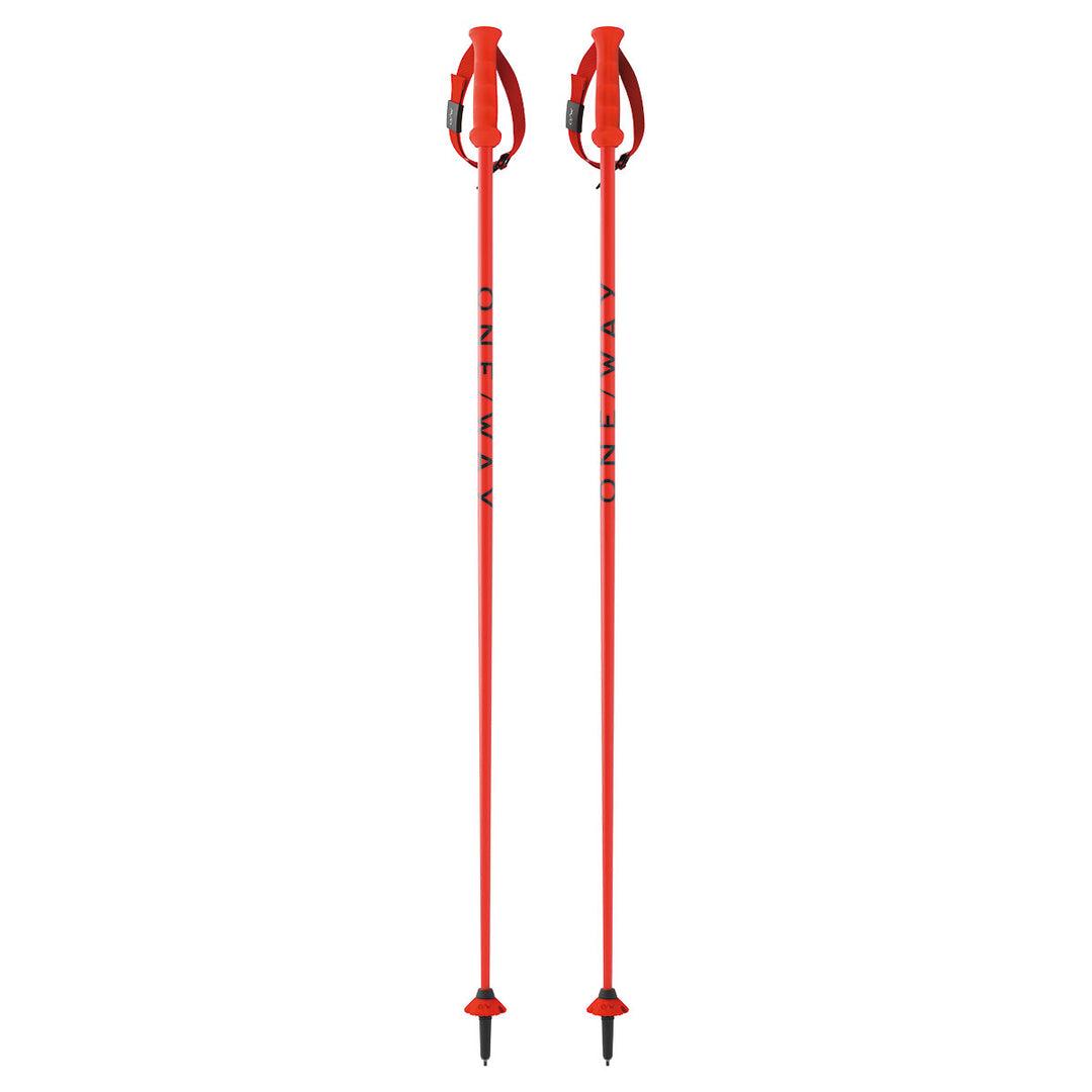 One Way JR RD Ski Poles