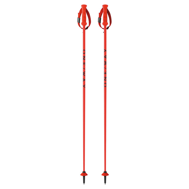 One Way JR RD Ski Poles