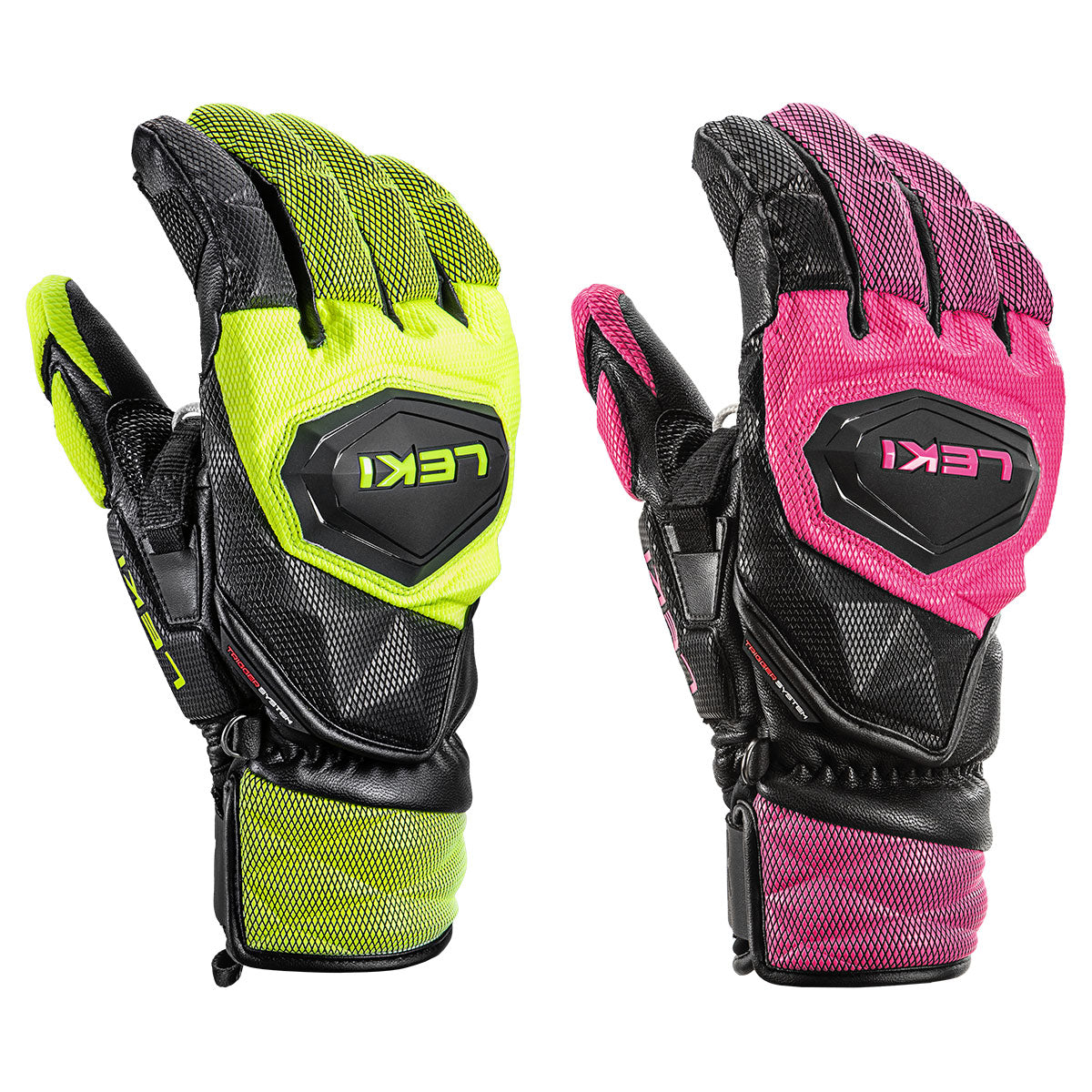 Leki WCR Venom SL 3D Gloves Black/Yellow / 9