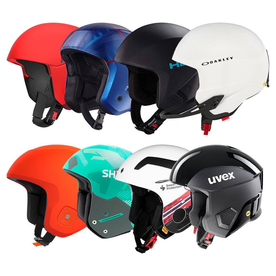 Ski Racing Helmets and Goggles