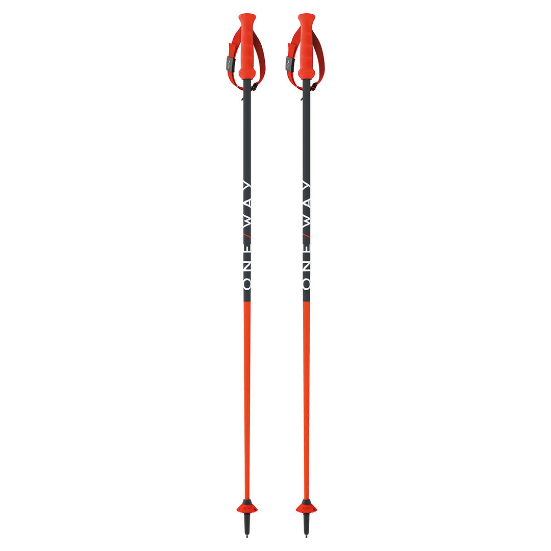 One Way JR RD Ski Poles