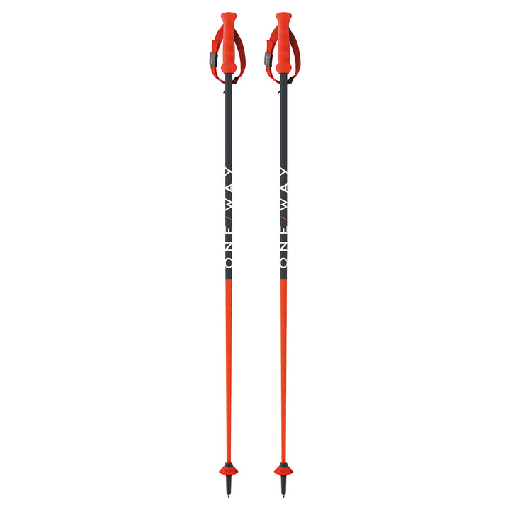 One Way JR RD Ski Poles