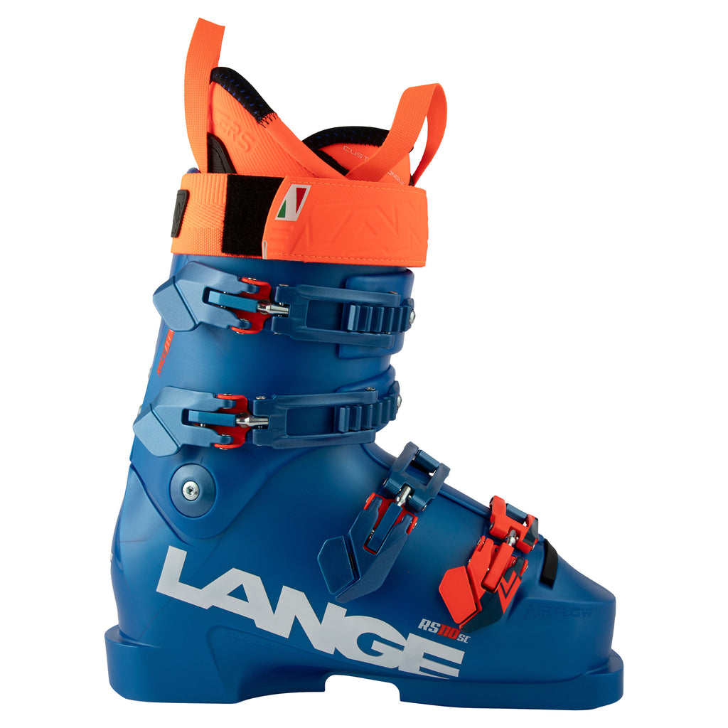 LANGE RS110 S.C. スキーブーツ 青/オレンジ Lange RS 110 SC Ski Boot – Junior Race Boot – Race Place