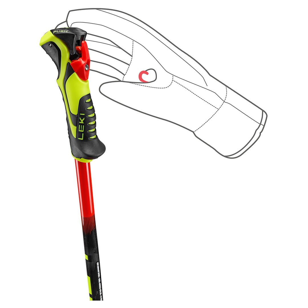 Leki WCR EVO LITE (JR) TR Ski Poles