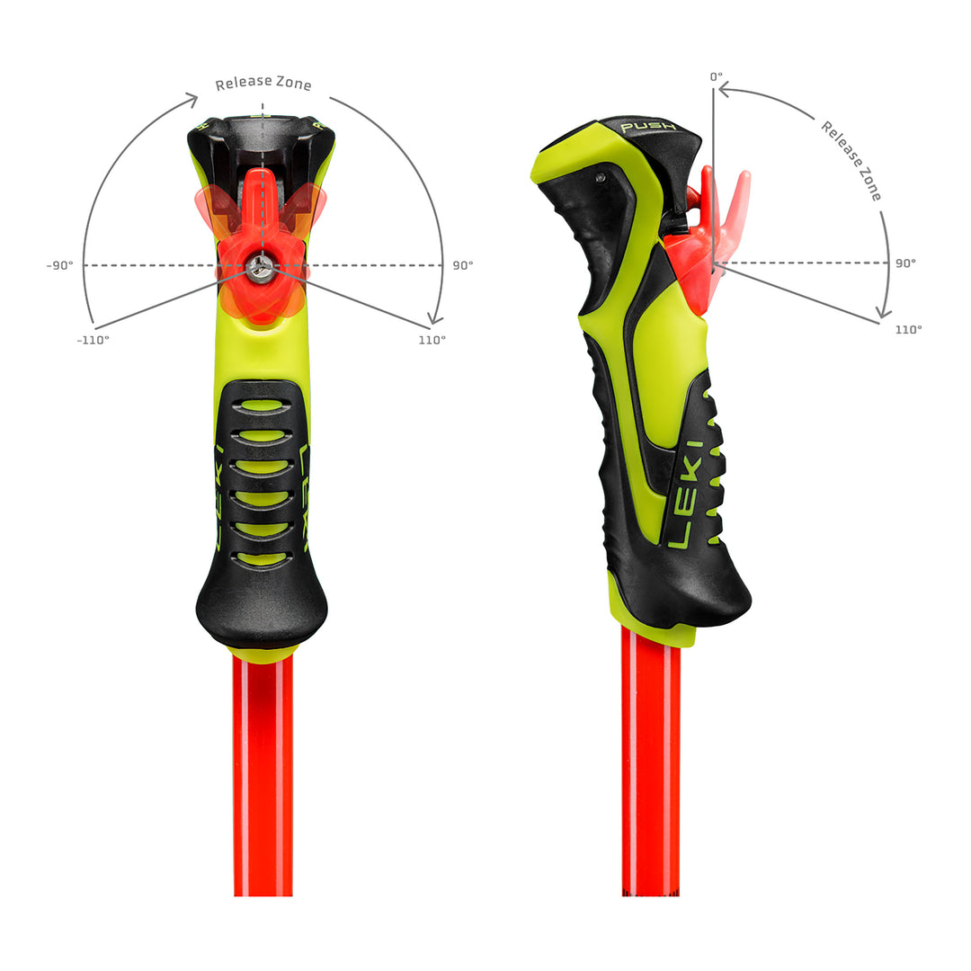 Leki WCR EVO LITE (JR) TR Ski Poles
