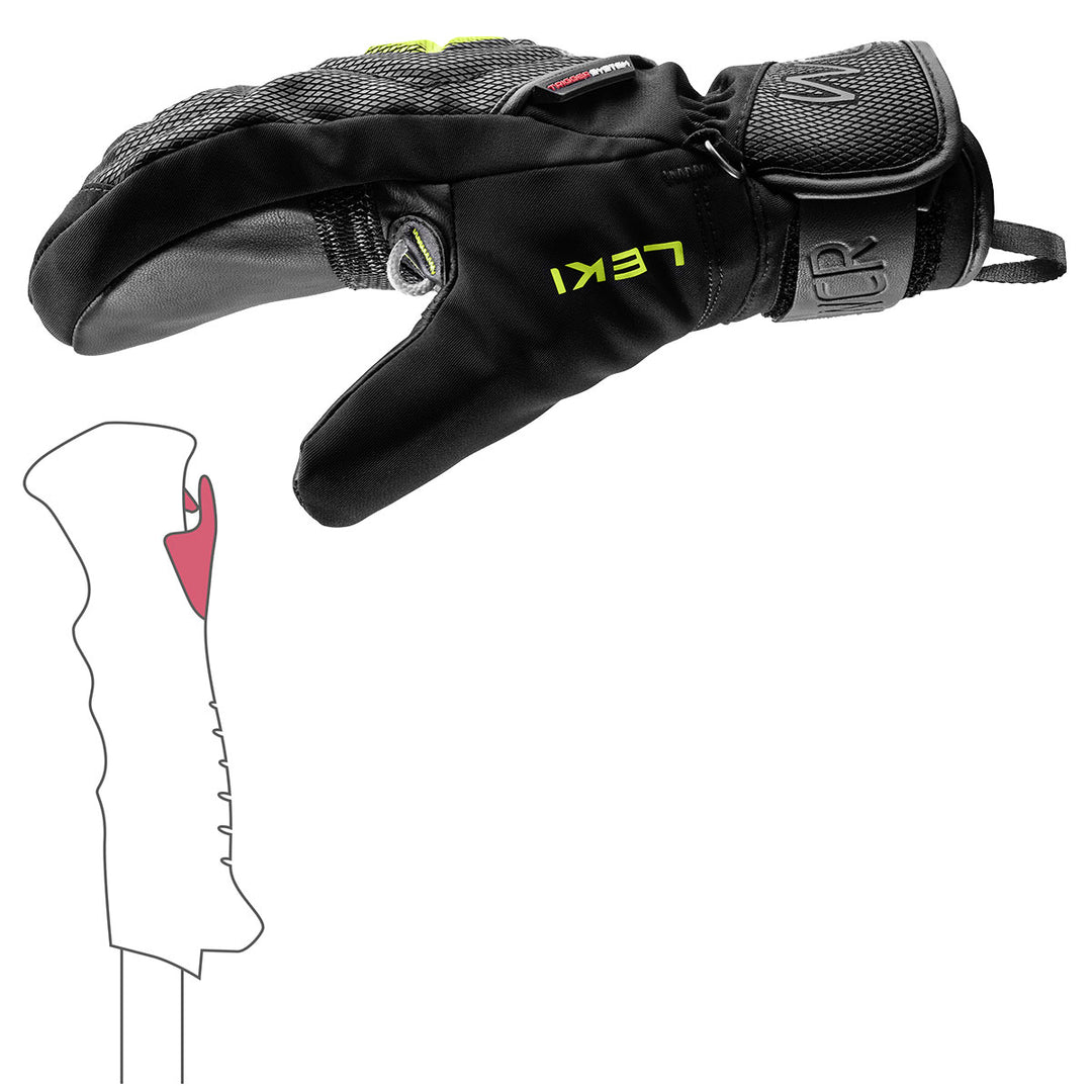 Leki JR WCR C-TECH 3D Mitts