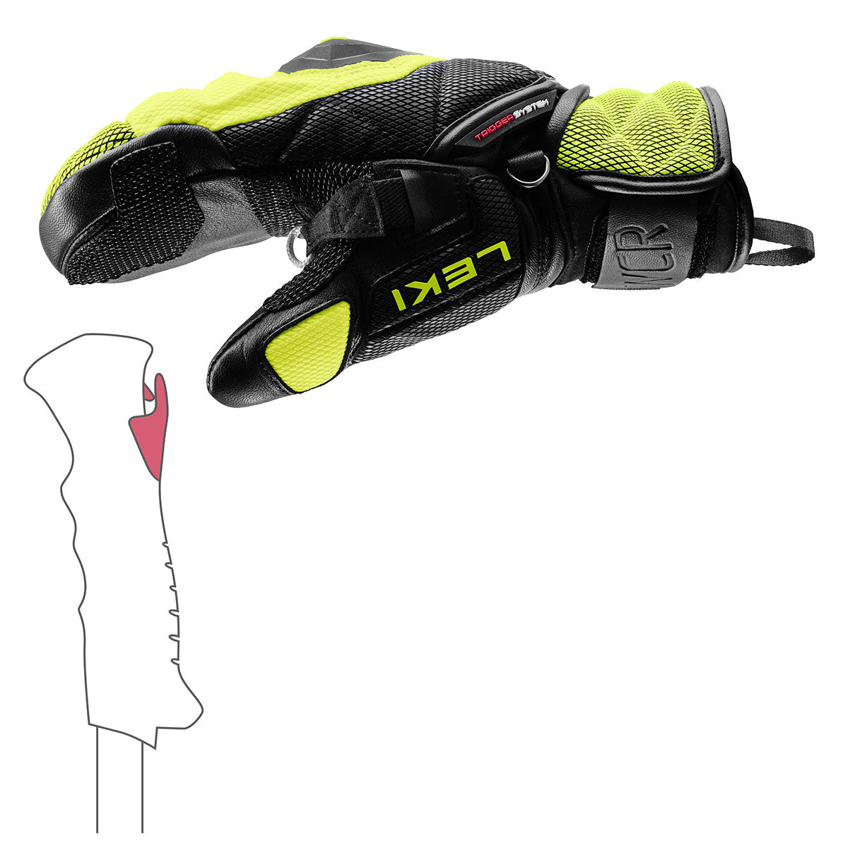 Leki JR WCR Venom 3D Mitts – Race Place Leki JR WCR Venom 3D Mitts – Race Place