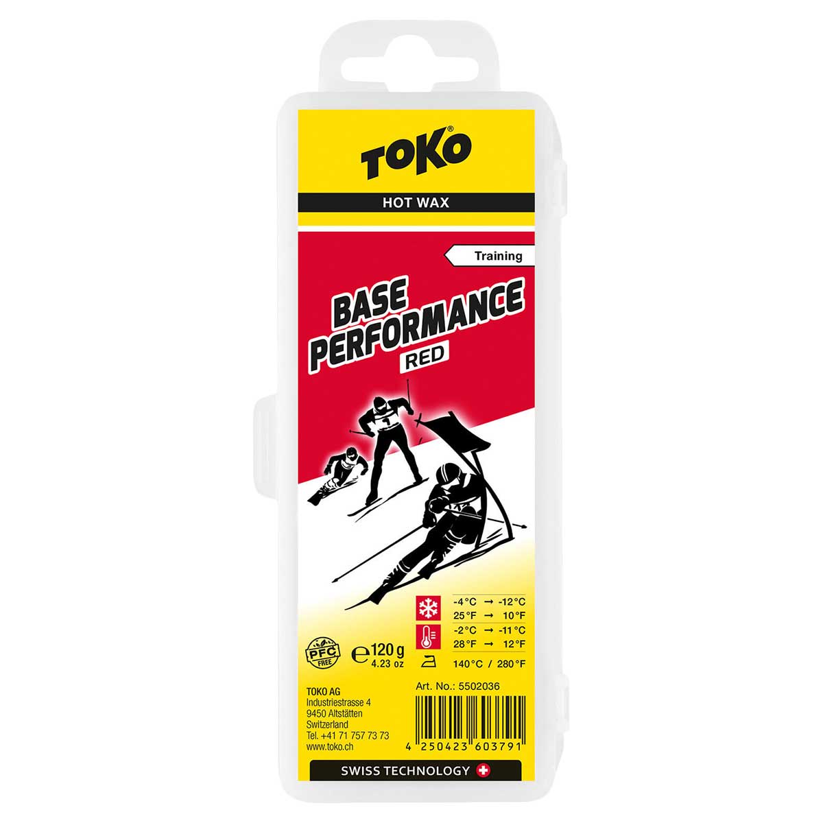 TOKO レースWax TOKO Performance Wax Sz 40g Red 5501029